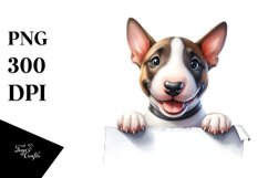 Colorful Funny Bull Terrier Clipart Product Image 3