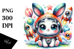 Cute Crazy Baby Rabbit PNG Product Image 1
