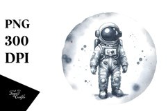 Vintage Washed Astronaut Boy Clipart Product Image 3