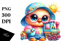 Crazy Baby Chicken, PNG Product Image 1