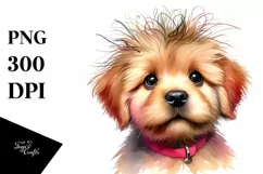 Expressive Baby Labrador Retriever with Crazy Haircut PNG Product Image 3