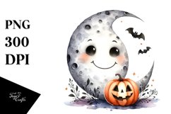Funny Halloween Moon | Clipart Product Image 3