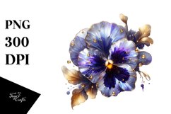 Colorful -like Pansy Clipart Product Image 1