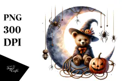 Bear Halloween Dress PNG Product Image 1