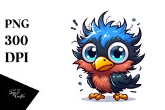 Whimsical Blackbird Clipart Product Image 3