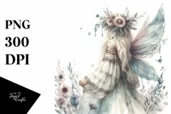 Boho Fairy Watercolor | Sublimation | Clipart Product Image 3
