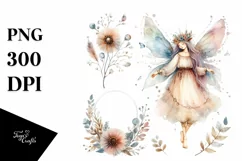 Boho Fairy Watercolor | Sublimation | Clipart Product Image 3