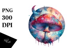 Colorful Magical Mushroom Clipart Product Image 3