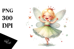 Simple Retro Fairy, High-Res PNG Product Image 1