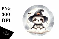 Cute Baby Sloth with Halloween Costume, Transparent PNG Product Image 1