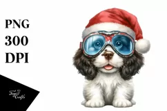Expressive Watercolor English Springer Spaniel PNG Product Image 1