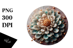 Glossy Chrysanthemum, High-Res PNG Product Image 1