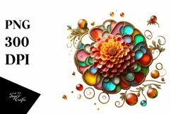 Watercolor Luxury Flower Splash Clipart Product Image 3