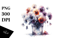 with Pansy | Clipart Product Image 1