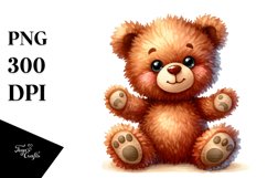 Colorful Plush Bear Baby | Sublimation | Clipart Product Image 3