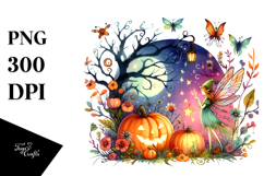 Vibrant Fairy Drawing | Clipart Product Image 1