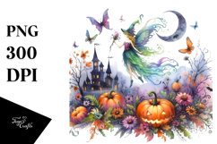 Vibrant Fairy Drawing | Clipart Product Image 1