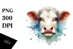 Graceful Funny Cow PNG Product Image 1