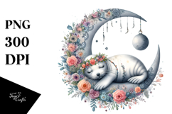 Boho Seal Baby Clipart Product Image 1