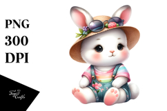 Summer Baby Rabbit | Clipart Product Image 1
