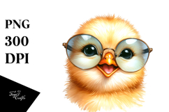 Baby Chick Portrait with es | Clipart Product Image 1