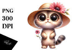 Standing Up Legs Expressive Confused Flower Clipart Product Image 1