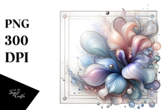 Abstract Glossy Iris PNG Product Image 1