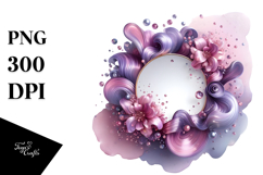 Shiny Lilac Material Abstract PNG Product Image 1
