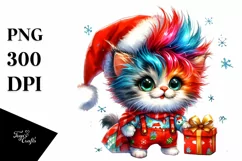 Crazy Haircut Baby Kitten PNG Product Image 1