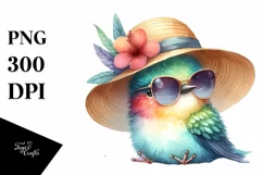 Cute Baby Hummingbird Sunglasses | Sublimation Clipart Product Image 1