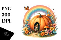 Simple Autumn Fairy House Clipart Product Image 1