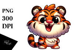 Ridiculously Cute Tiger PNG Product Image 1