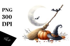 Simple Halloween Broomstick Clipart Product Image 3