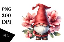 Adorable Gnome with Big Hat, PNG Product Image 1