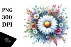 Colorful Daisy Wreath Product Image 3