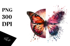 Grungy Butterfly PNG Product Image 1