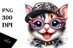Energetic Baby Kitten PNG Product Image 1