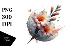 abstract glossy gladiolus glass material Product Image 1