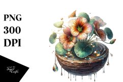 Shiny Nasturtium Clipart Product Image 3