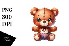 Colorful Plush Bear Baby | Sublimation | Clipart Product Image 3