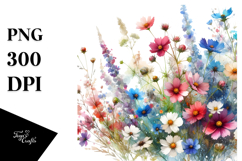 Colorful Crocus Flowers, PNG Product Image 1