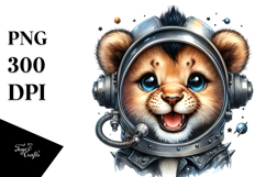 Expressive Baby Lion PNG Product Image 1
