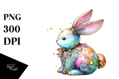 Pastel Bunny, Transparent PNG Product Image 1