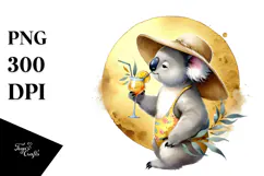 Koala in Beachwear, High-Res PNG Product Image 1