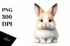 Funny Cute Rabbit in Front of Harvest | Sublimation | PNG Product Image 3