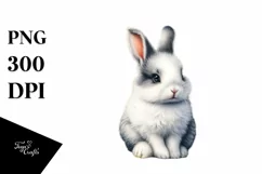 Funny Cute Rabbit in Front of Harvest | Sublimation | PNG Product Image 3