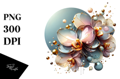 Glossy Orchid Sublimation PNG Product Image 1