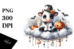 Cow in Halloween Costume, Transparent PNG Product Image 1