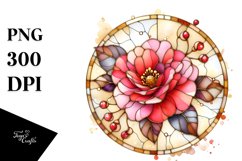 Stained Camellia Watercolor Product Image 3