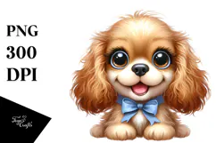 Cute Baby Cocker Spaniel, High-Res PNG Product Image 1